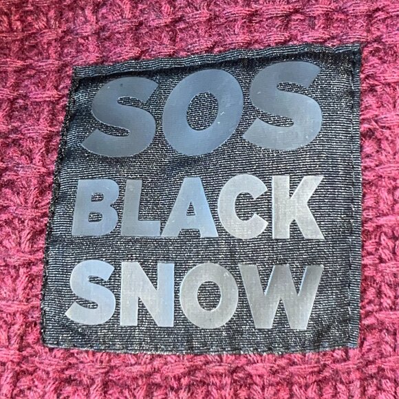 SOS SPORTSWEAR OF SWEDEN FULL ZIP 2014 BLACK SNOW HIGH FASHION WOOL SKI SWEATER - Picture 11 of 15